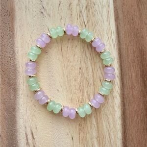 Pastel Glass Beaded Bracelet